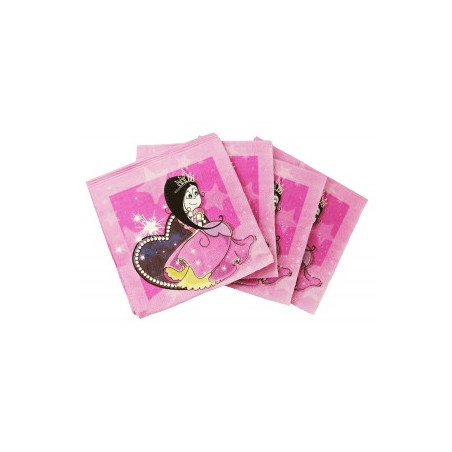 PAQUET DE 20 SERVIETTES PAPIER PRINCESSE