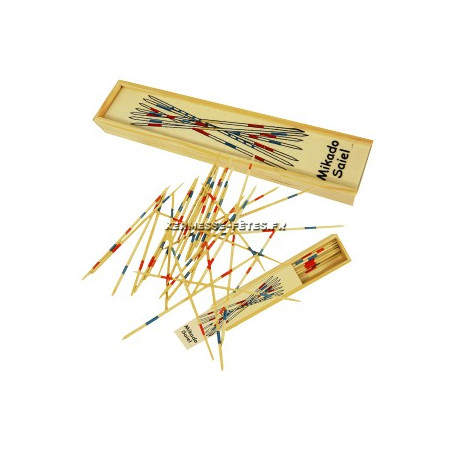 JEU DU MIKADO + BOÎTE EN BOIS