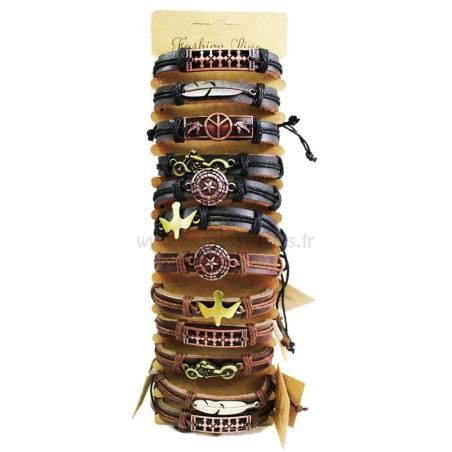 SUPERBE BRACELET CUIR / METAL