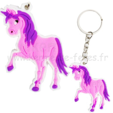 PORTE CLEFS LICORNE