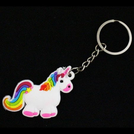 PORTE CLEFS LICORNE