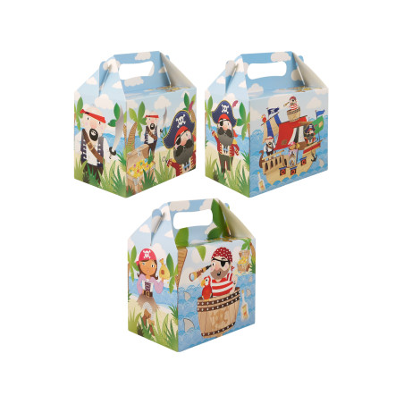 BOITE CARTON LUNCHBOX PIRATE