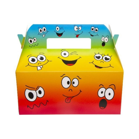 BOITE CARTON LUNCH BOX GM " EMOTIONS "