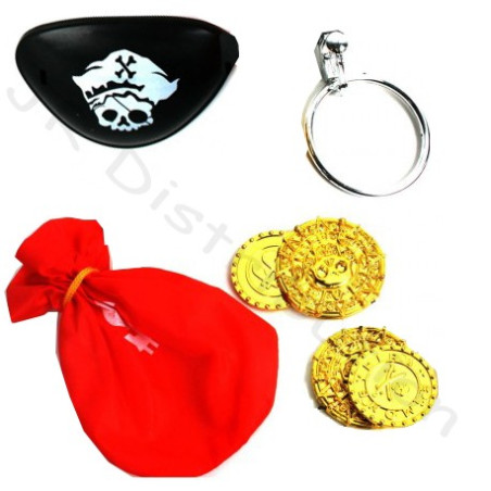 CACHE OEIL PIRATE + ACCESSOIRES