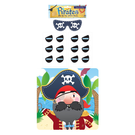 JEU DE " COLLE LE CACHE OEIL " AU PIRATE