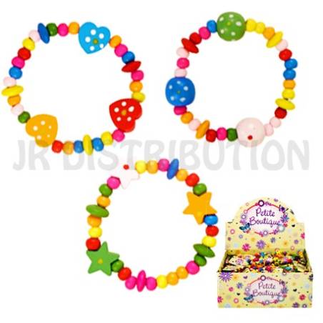 BRACELET PERLE BOIS ENFANT