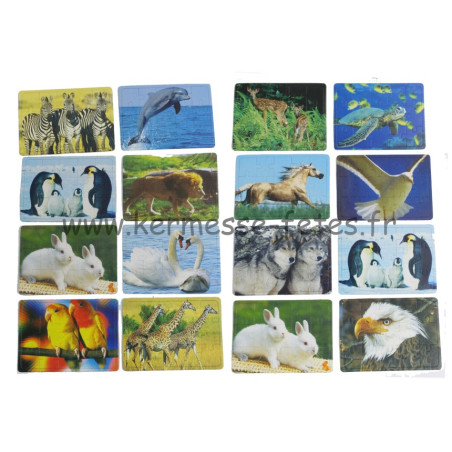 PUZZLE CARTON LEGER ANIMAUX