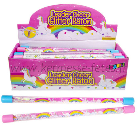 BATON MAJORETTE LICORNE