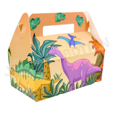 BOITE CARTON LUNCH BOX GM " DINOSAURES "