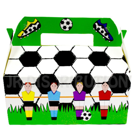 BOITE CARTON LUNCH BOX GM "FOOTBALL "