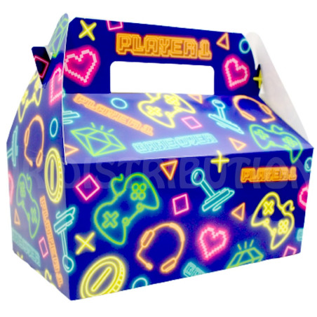 BOITE CARTON LUNCH BOX GM "GAMER "