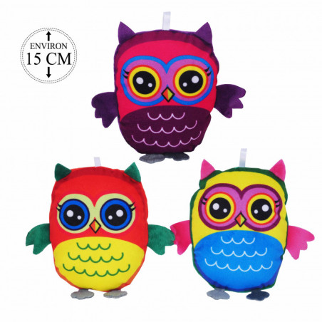 PELUCHE HIBOU 15 cm