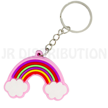 PORTE-CLEFS  ARC-EN-CIEL