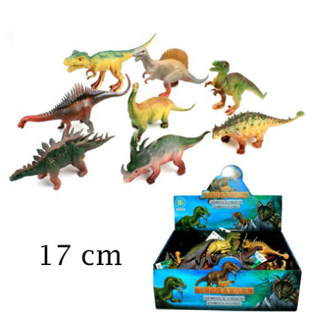 FIGURINE DINOSAURE PVC 17cm env