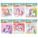 PUZZLE CARTON THEME LICORNE 12 x 13 cm