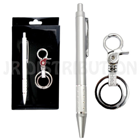 COFFRET STYLO +  PORTE CLEFS