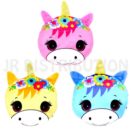 PELUCHE TETE DE LICORNE