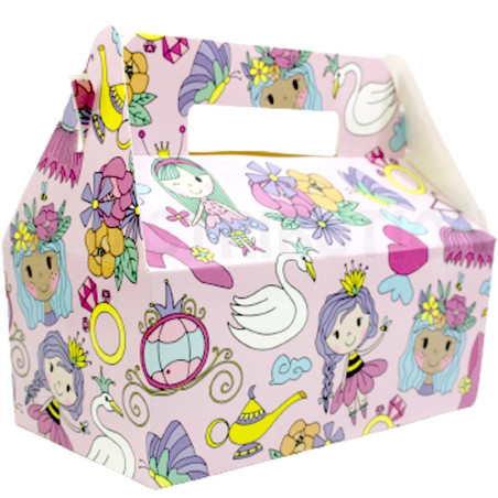 BOITE CARTON LUNCH BOX GM " PRINCESSE "