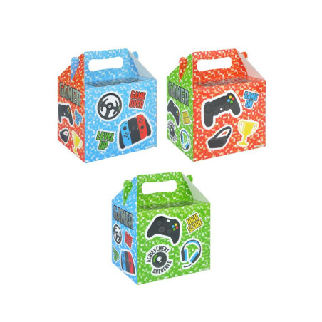 BOITE CARTON LUNCHBOX MM " GAMER "