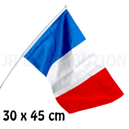 DRAPEAU TRICOLORE FRANCE  30 x 45 cm