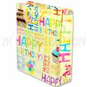 SAC CADEAU MULTICOLORE "HAPPY BIRTHDAY"