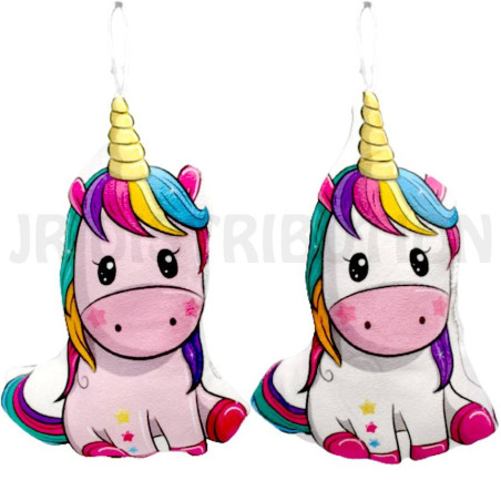 PELUCHE LICORNE 18CM