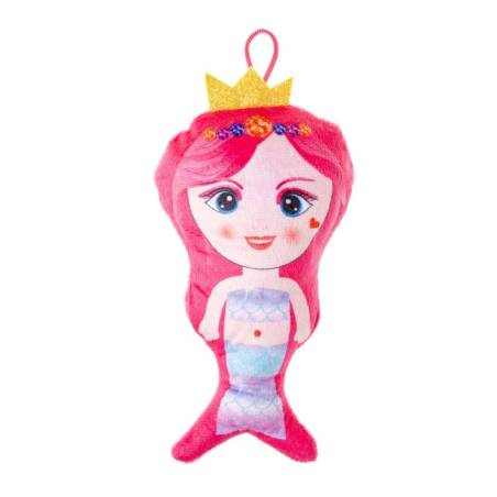 PELUCHE SIRENE COURONNE DOREE