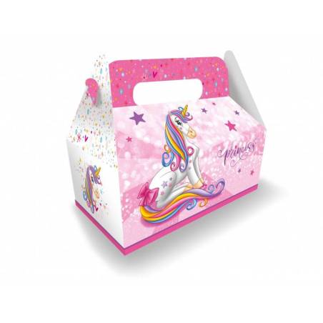 BOITE CARTON LUNCHBOX GM " LICORNE "