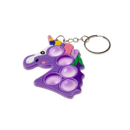 PORTE CLEFS POP-IT LICORNE