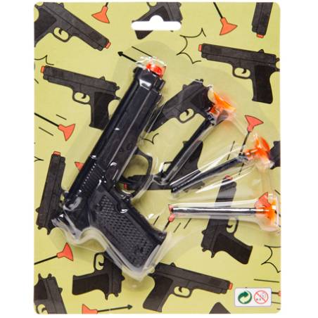 PISTOLET + 3 FLECHES VENTOUSE sur carte