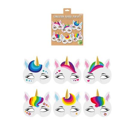 MASQUE CARTON " LICORNE "