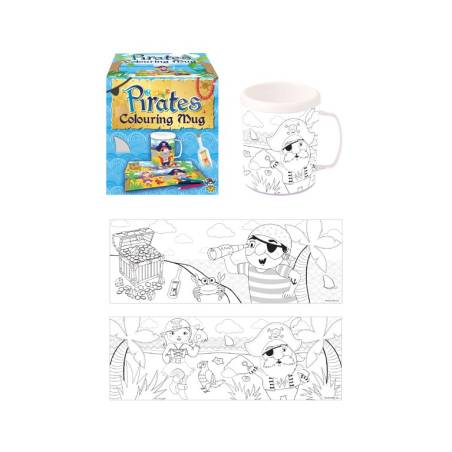 MUG / TASSE A COLORIER " PIRATE "