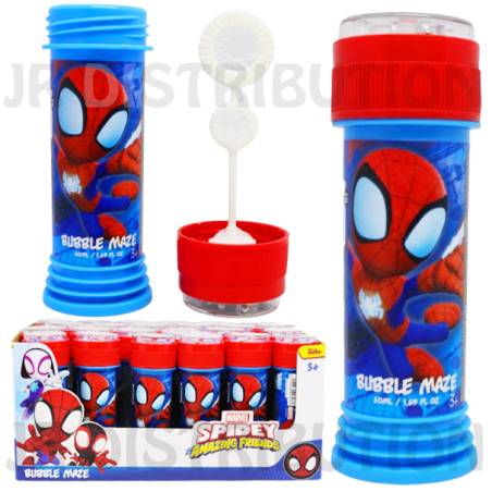 TUBE 50 ml BULLES DE SAVON  "SPIDEY ET SES AMIS EXTRAORDINAIRES"